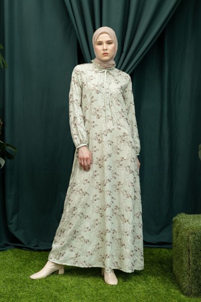 Gamis Dayna Safa Sage Green - S (PB 144)