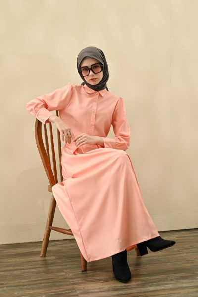 Blus Velya Peach Orange