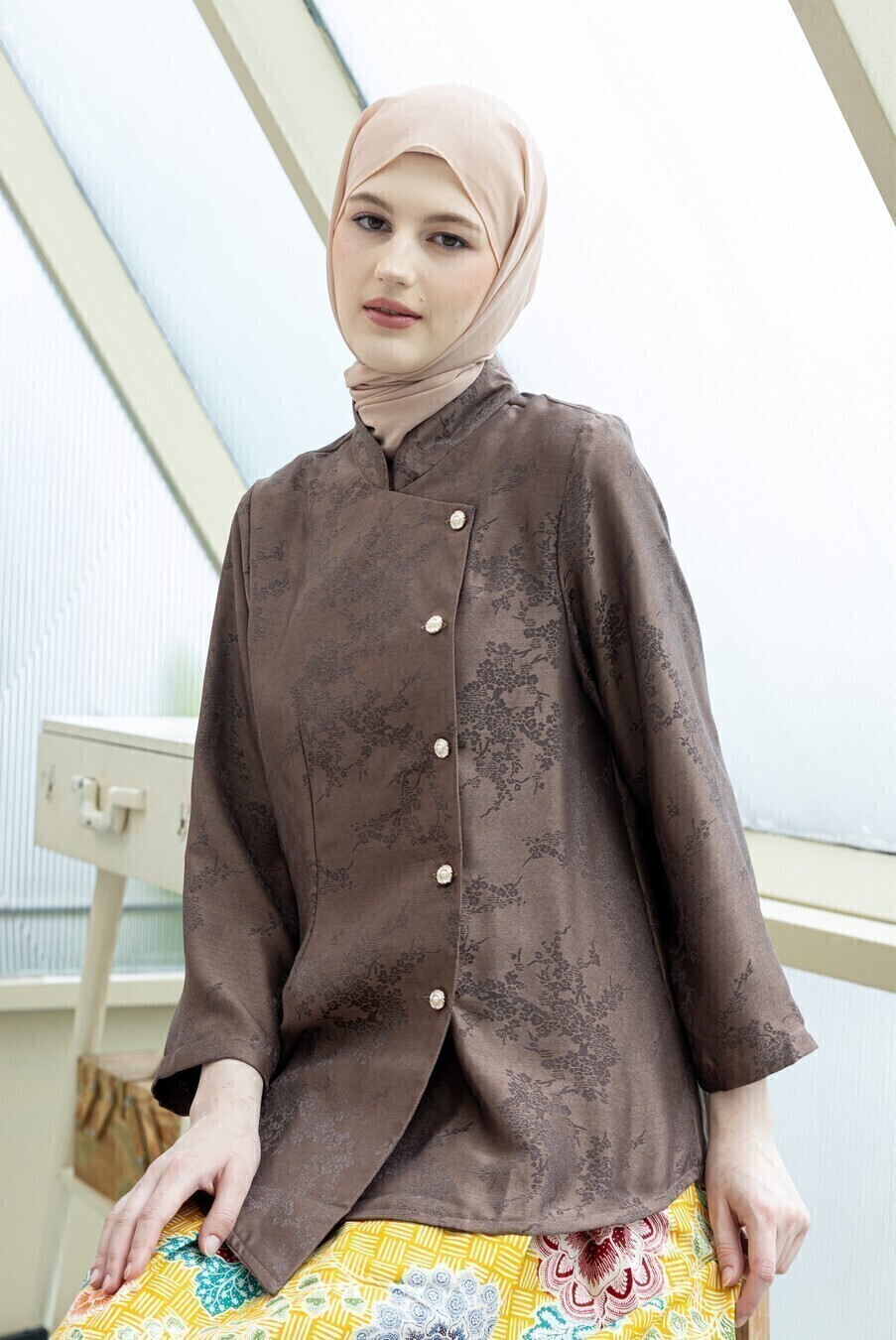Kebaya Janggan Ayoena Mocca