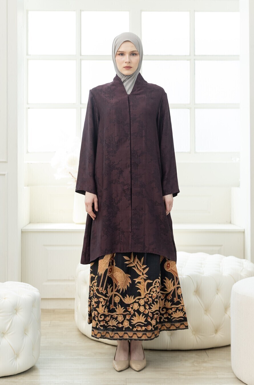 Tunik Kebaya Ayoena Dark Marun