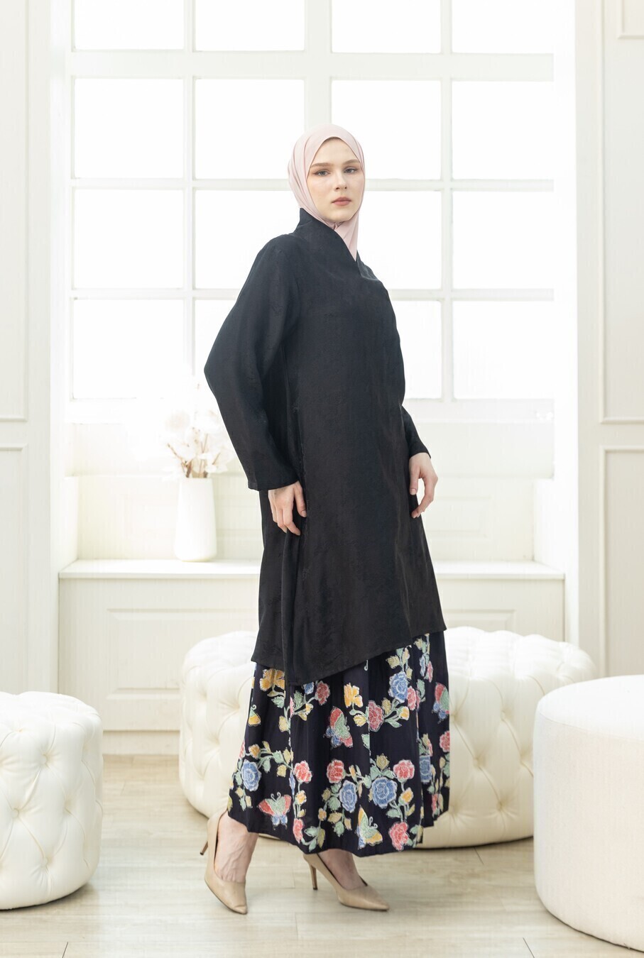 Tunik Kebaya Ayoena Hitam - Image 6