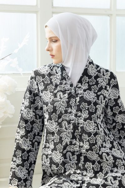 Tunik Kebaya Nareswari Hitam Big Size