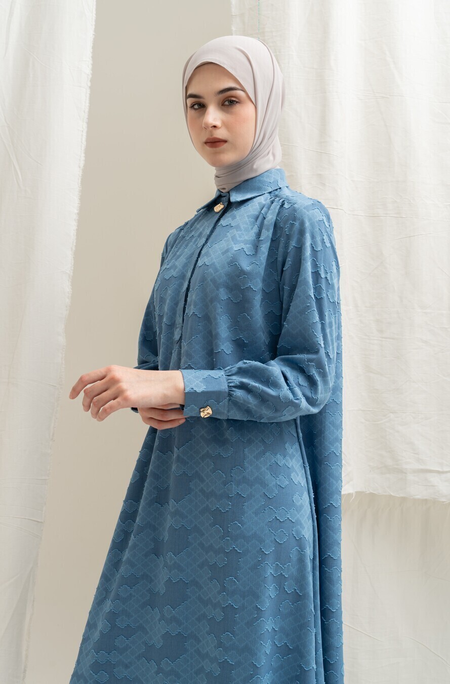 Abaya Afiya Dhia Light Blue