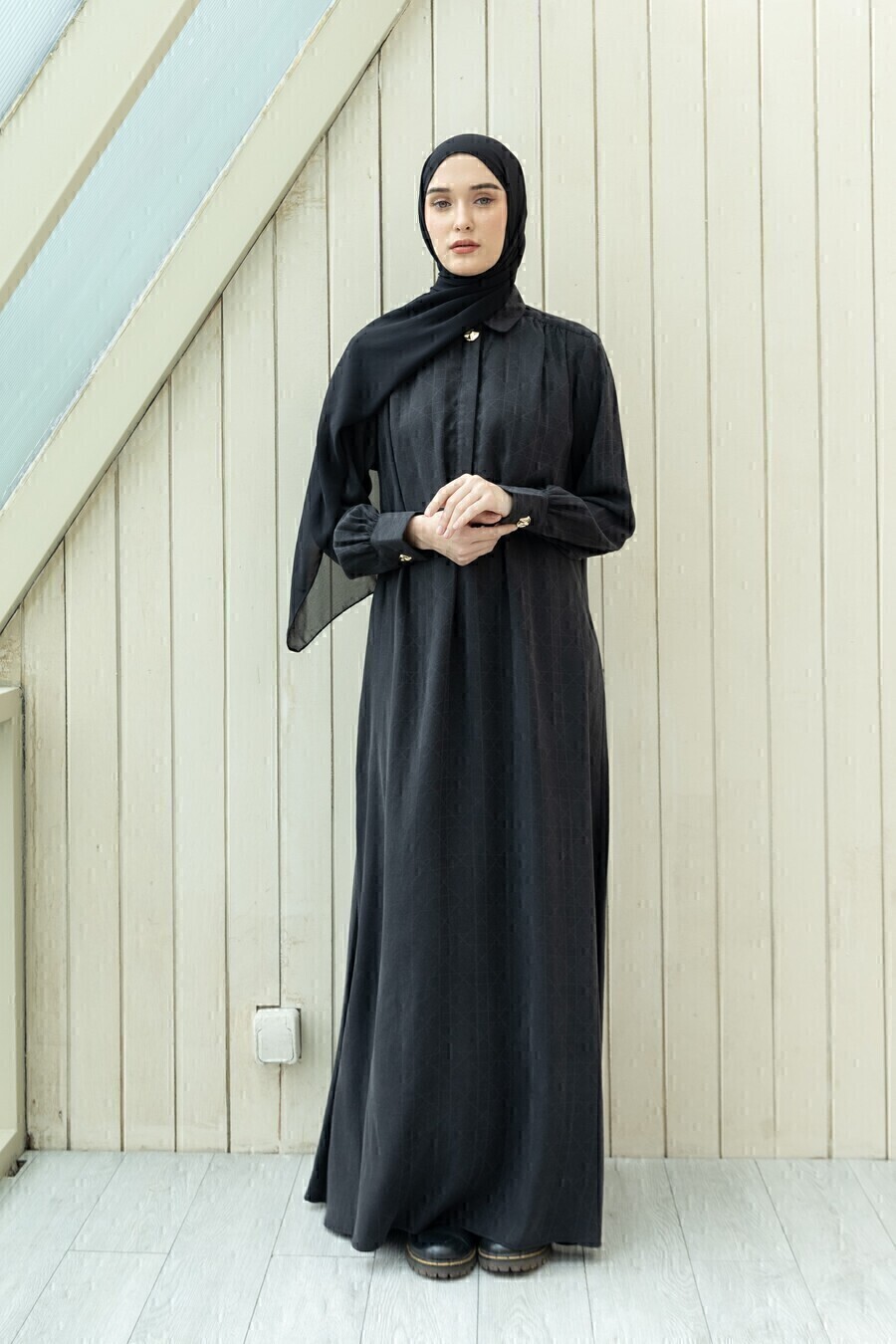 Abaya Afiya Mazza Black