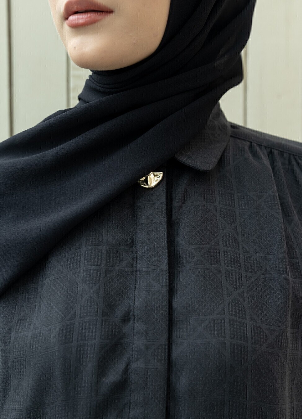 Abaya Afiya Mazza Black - Image 3
