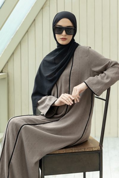 Abaya Humaira Mazza Mocca Big Size