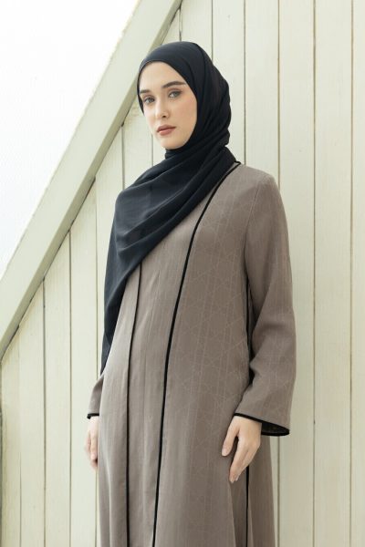 Abaya Humaira Mazza Mocca - S (PB 144)