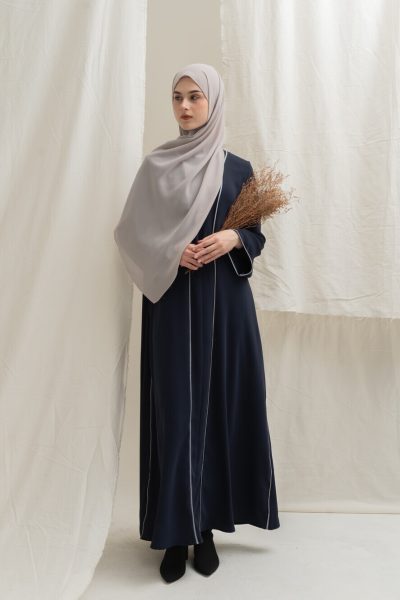 Abaya Humaira Meena Navy