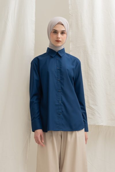 Blus Luna Navy