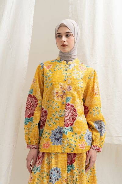 Blus Teana Batari Kuning Big Size
