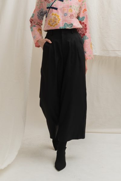 Wide Pants Alma Hitam