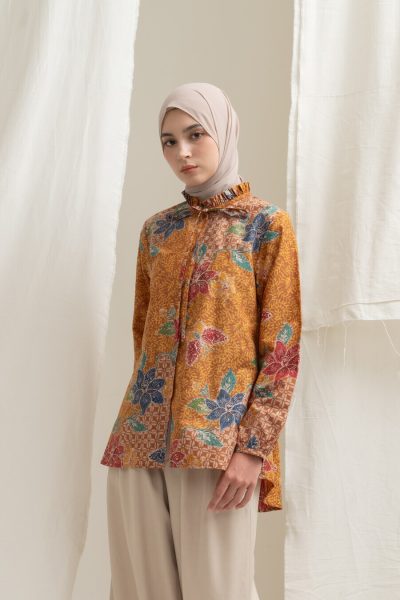 Blus Dayna Ruffle Wening Big Size