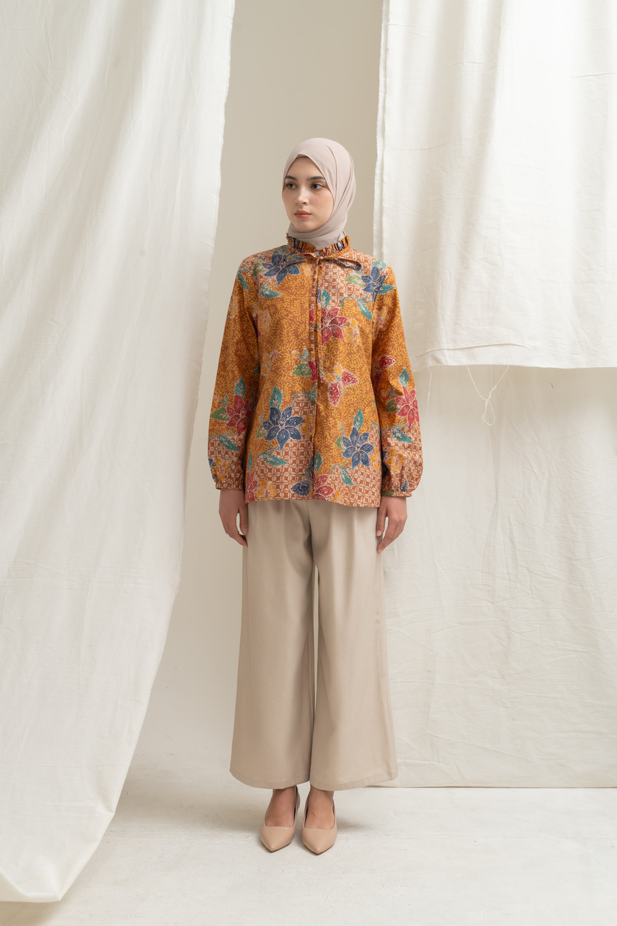 Blus Dayna Ruffle Wening - Image 9