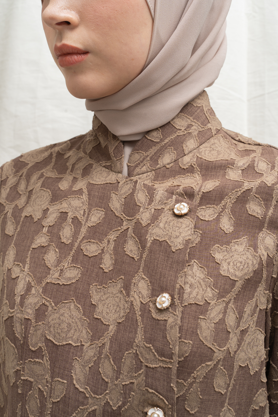 Kebaya Janggan Xavia Choco - Image 8