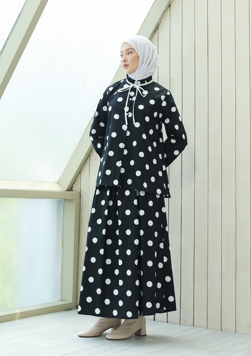 Blus Dayna Thiya Black Big Size - Image 7