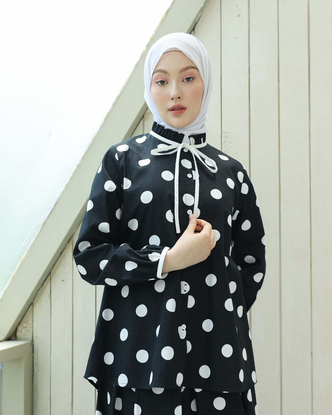Blus Dayna Thiya Black Big Size - Image 2