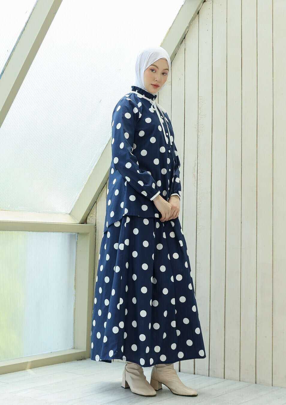 Blus Dayna Thiya Navy Blue - Image 7
