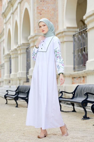 Gamis Miranti Bordir White