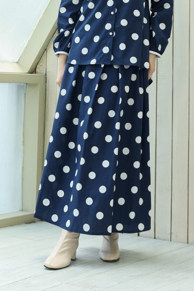 Yeeza Skirt Thiya Navy Blue
