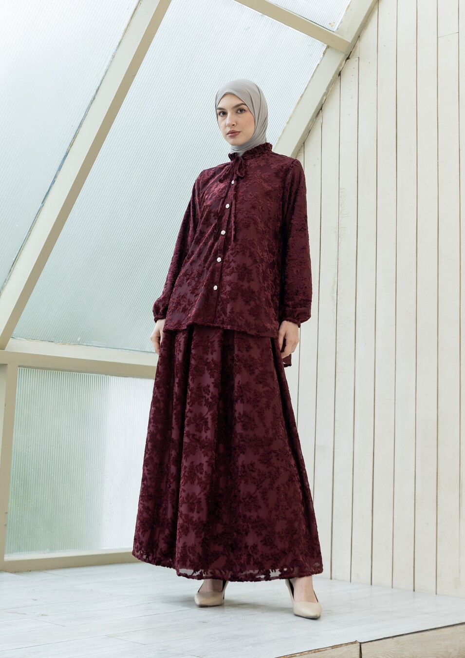 Blus Dayna Ruffle Hanna Marun - Image 11