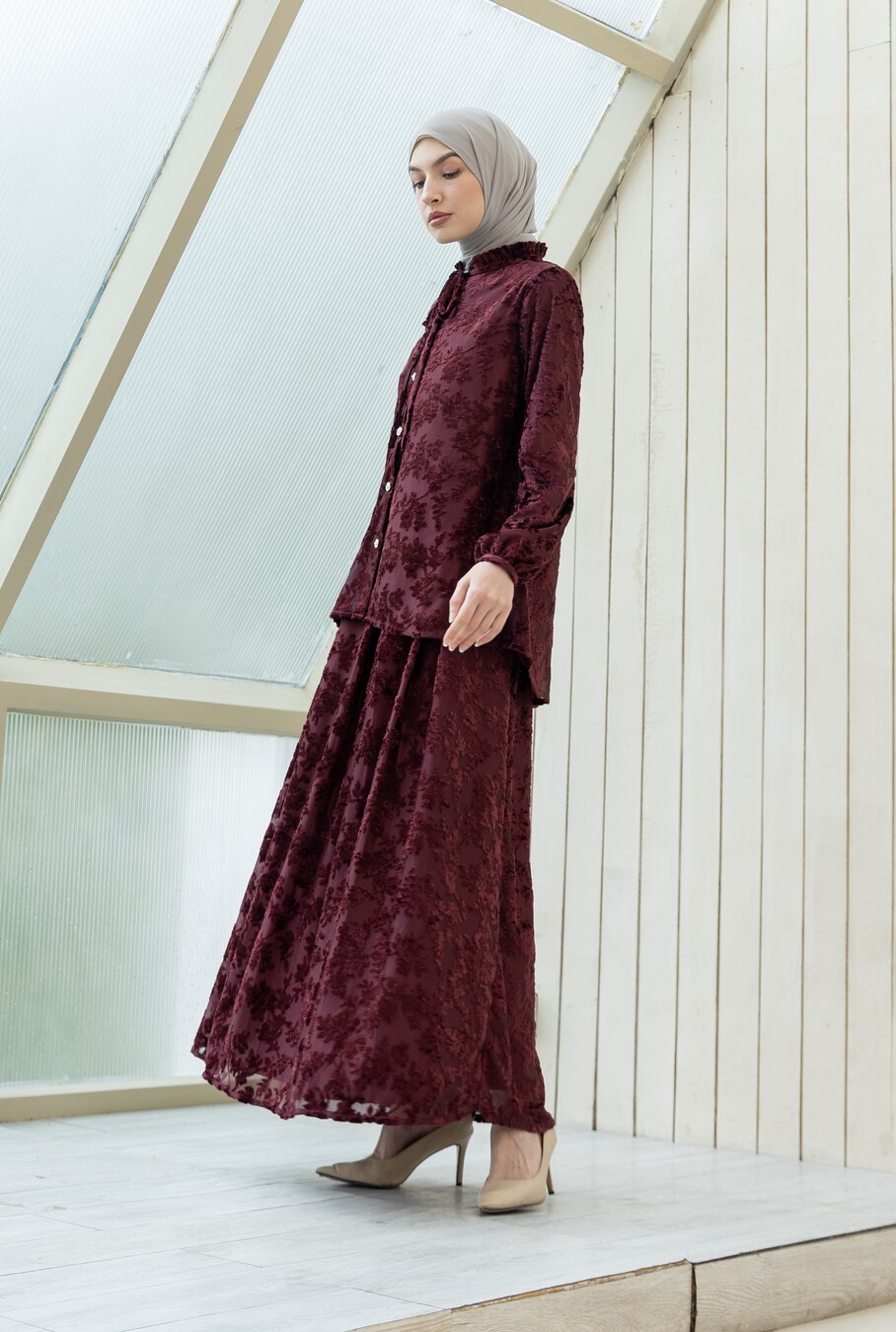 Blus Dayna Ruffle Hanna Marun - Image 4