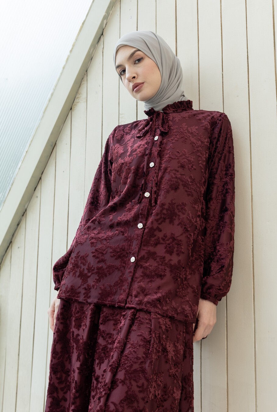 Blus Dayna Ruffle Hanna Marun - Image 3
