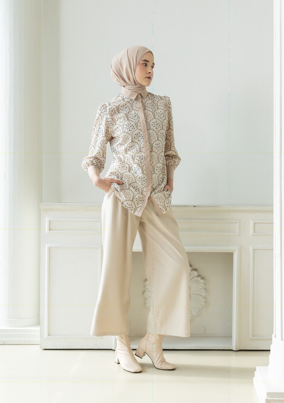Blus Velya Mella Cream - Image 8