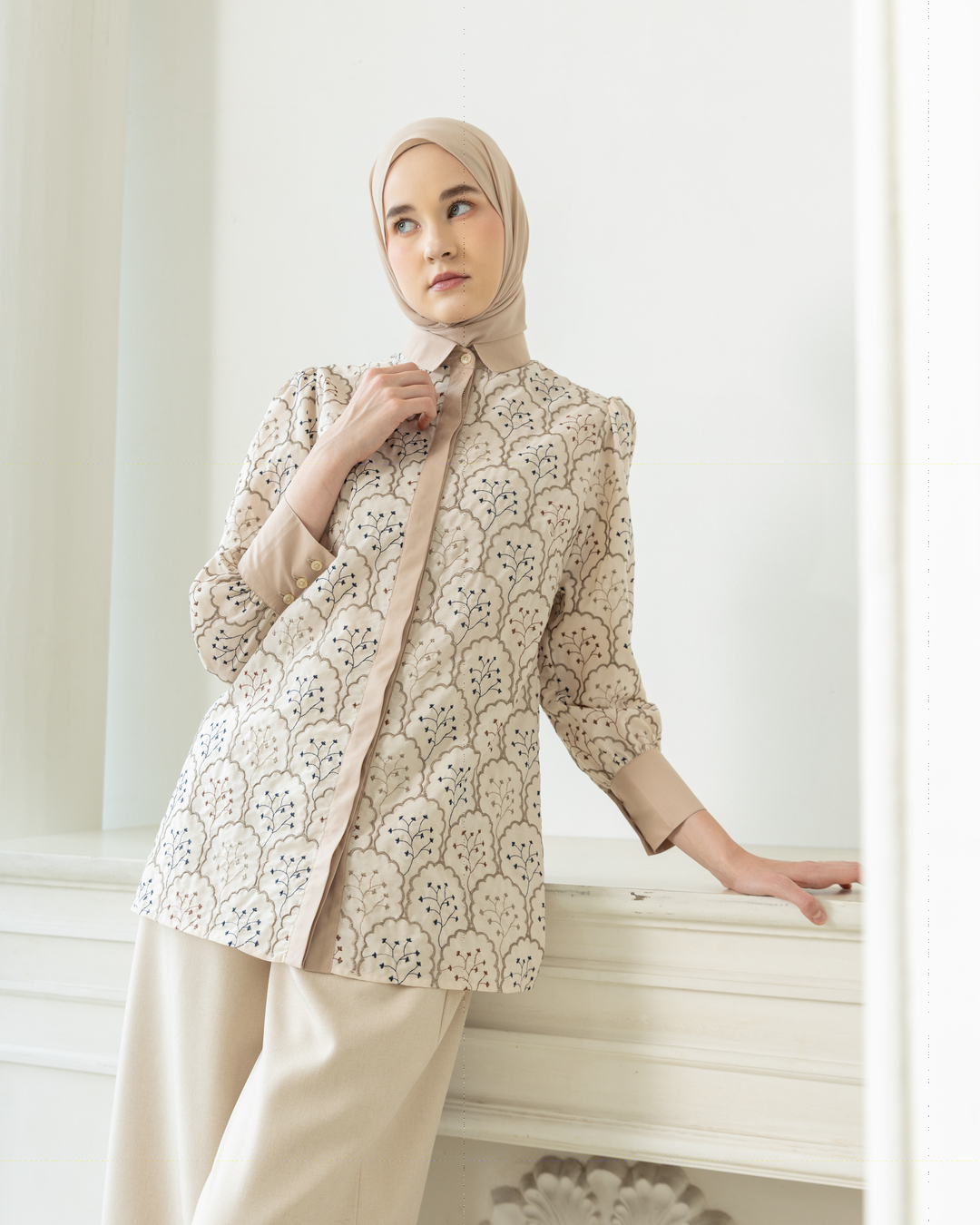 Blus Velya Mella Cream