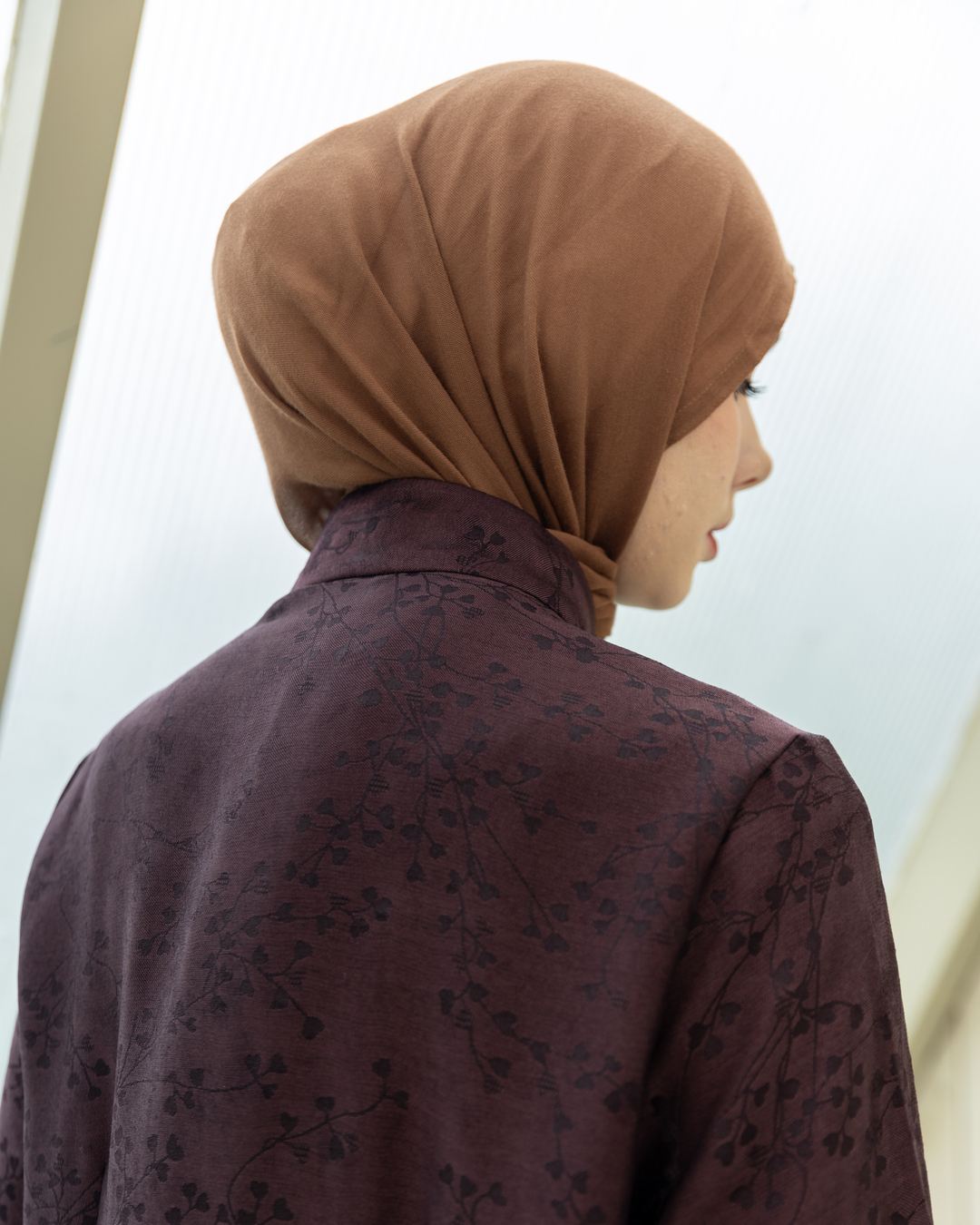 Kebaya Janggan Tamira Dark Marun - Image 6