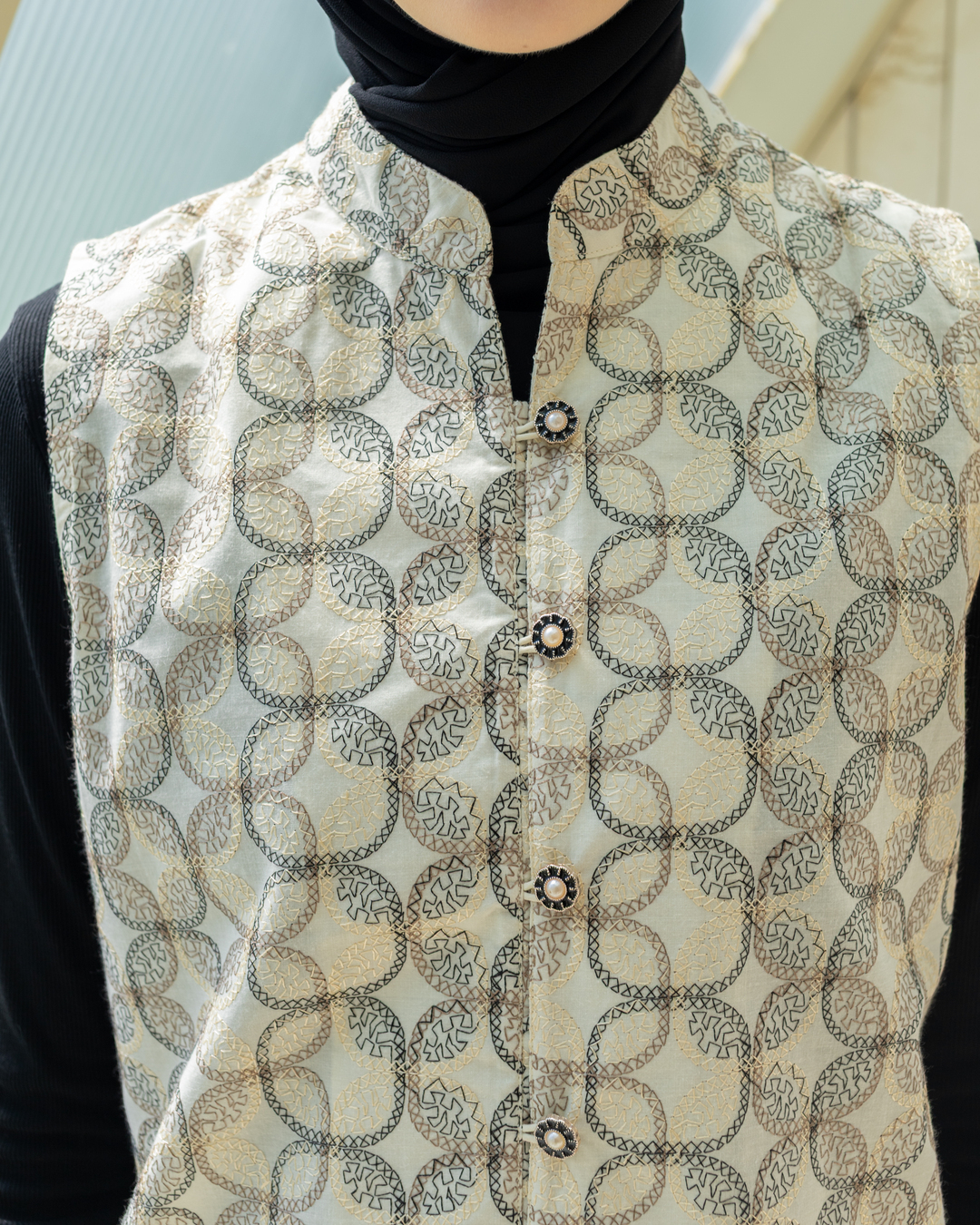 Long Outer Syana Beige - Image 2