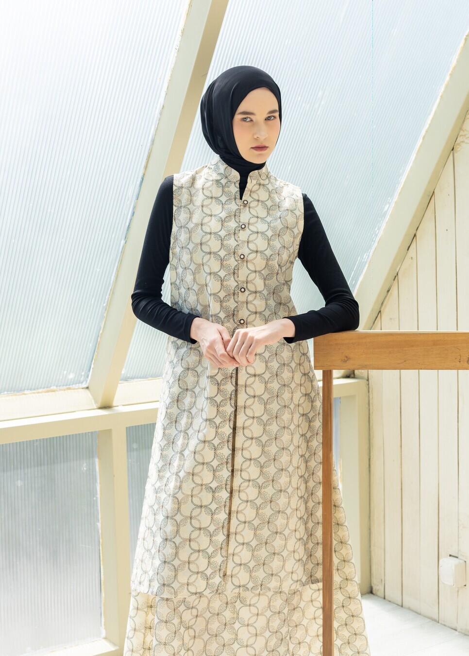 Long Outer Syana Beige - Image 3