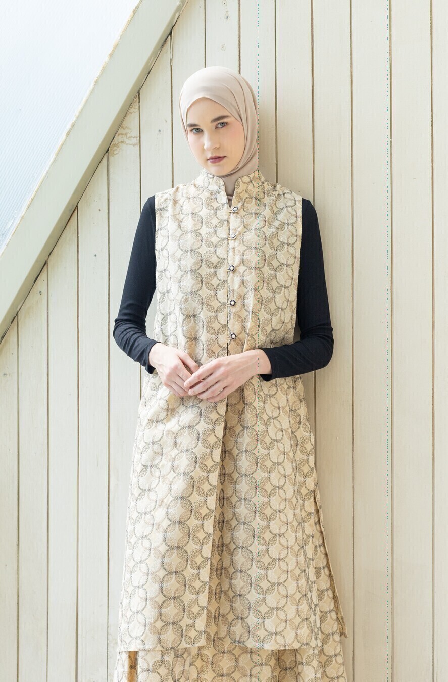 Long Outer Syana Latte - Image 4