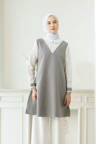 Tunik Asha Wima Black/White