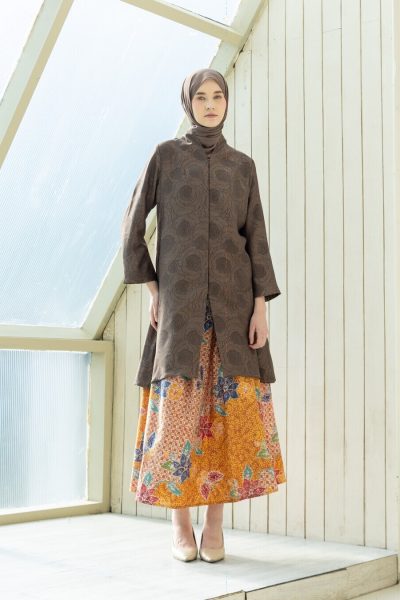 Tunik Aula Wisya Choco Big Size