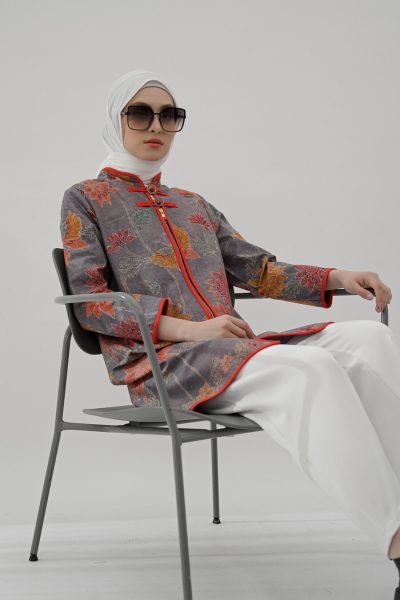 Tunik / Outer Welya Puspa Abu Big Size